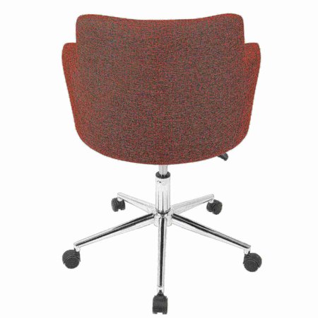 Lumisource Andrew Adjustable Office Chair in Red OC-ANDRW R